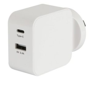 27W USB And USB Type-C Wall Charger