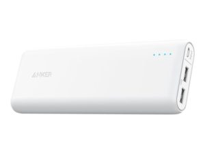 Anker Powercore 15,600 mAh Portable USB Powerbank White
