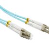 100M LC-LC OM4 50/125 Multimode Duplex Fibre Patch Cable