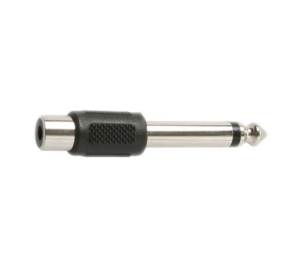 6.35MM Mono Plug To RCA Socket