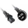 1M Right Angle Plug To C13 Power Cable-0