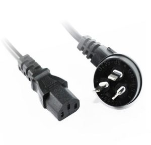 1M Right Angle Plug To C13 Power Cable-0