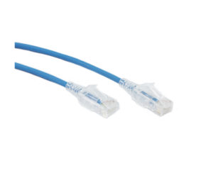 3M Slim CAT6 UTP Patch Cable LSZH in Blue-0