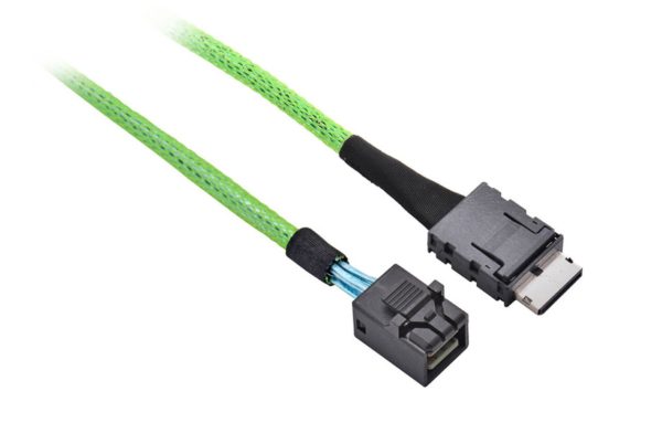 0.5M SFF-8043 Mini SAS HD to OcuLink SFF-8611 Cable -0