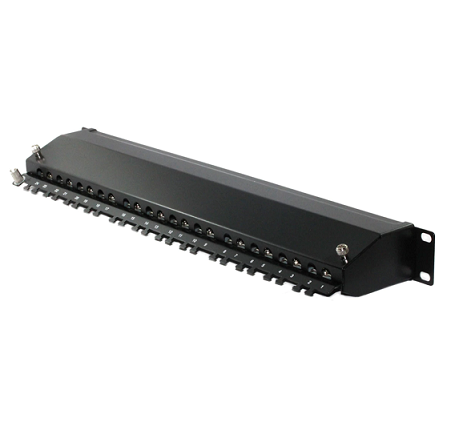 24 Port CAT6A Shielded Fully Loaded Patch Panel-9920