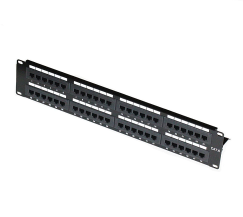 48 Port CAT6 Patch Panel with cable Management-9925