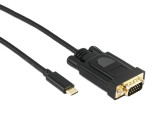 2M USB Type-C Male to VGA HD15M Cable-0