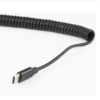 1M USB AM to Type-C Male Syn/Charing Cable with Curly cord-9936