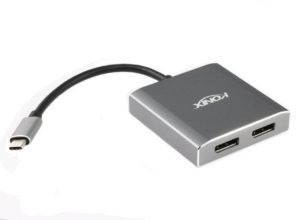 20CM USB 3.1 Type-C to Dual Displayport Converter 4Kx2K -0