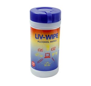 MSSFibre Isopropyl Wipes Tub Of 100-0