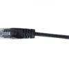 Hypertec HCAT6BK0.3SL Cat6 28Awg Black Patch Lead 0.3M Slim-0