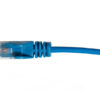 Hypertec HCAT6BL0.3SL Cat6 28Awg Blue Patch Lead 0.3M Slim-0