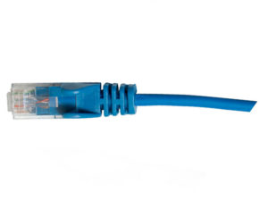 Hypertec HCAT6BL0.3SL Cat6 28Awg Blue Patch Lead 0.3M Slim-0