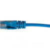 Hypertec HCAT6BL0.5SL Cat6 28Awg Blue Patch Lead 0.5M Slim-0
