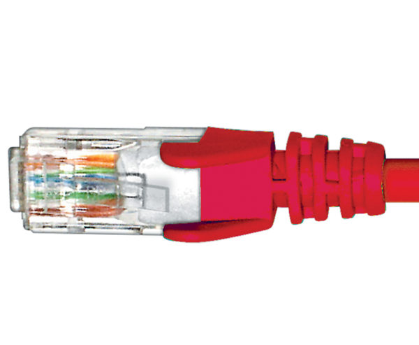 HCAT6RD0.3 Cat6 Red Patch Lead 0.3M-0