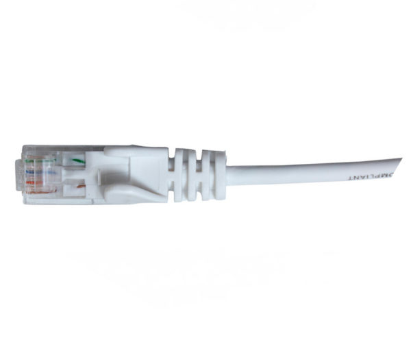 Hypertec HCAT6WH0.3SL Cat6 28Awg White Patch Lead 0.3M Slim-0