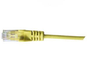 Hypertec HCAT6YL0.3SL Cat6 28Awg Yellow Patch Lead 0.3M Slim-0