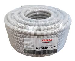 Tripac CC5025 Corrugated Conduit Grey 50Mm X 25M-0