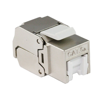 CAT6A Shielded Keystone Jack with Dust Cover-10597