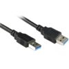 5M USB 3.0 AM/AM Cable in Black-0