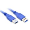 5M USB 3.0 AM/AM Cable in Blue-0