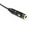 30CM 3.5MM 4 Pole TRRS to Earphone & Microphone Cable-10605