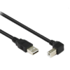 2M USB 2.0 AM To Up Angle BM Cable-0