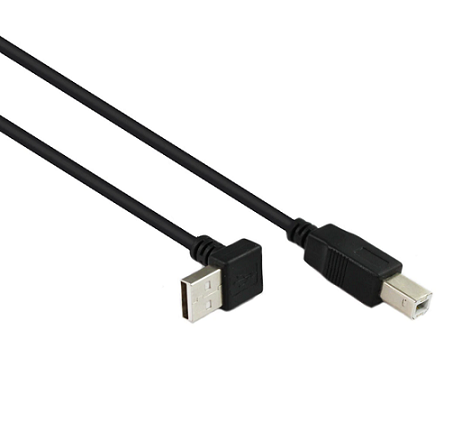 2M USB 2.0 UP Angle AM to BM Cable-0