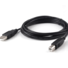 5M USB 2.0 AM/BM 28+24AWG Cable in Black-10628