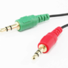20CM MIC & Earphone to 3.5mm Socket Audio Adaptor-10641