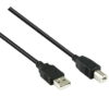 2M USB 2.0 AM/BM 28+24AWG Cable in Black-0