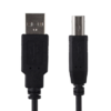 2M USB 2.0 AM/BM 28+24AWG Cable in Black-10669