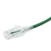 0.5M Slim CAT6 UTP Patch Cable LSZH in Green-10680