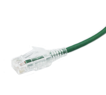 0.5M Slim CAT6 UTP Patch Cable LSZH in Green-10680