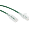 0.5M Slim CAT6 UTP Patch Cable LSZH in Green-0
