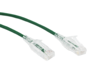 0.5M Slim CAT6 UTP Patch Cable LSZH in Green-0