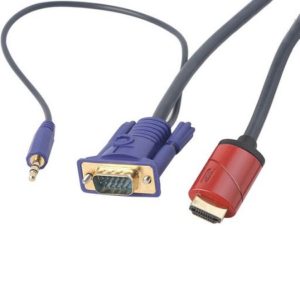 HDMI To VGA And Audio Decoder Cable-0