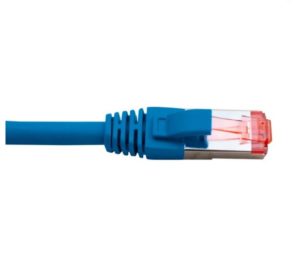 Hypertec 1 Metre RJ45 Slim Cat6A Blue Patch Lead-0