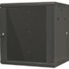 Wall Mount Swing Rack Cabinets - Glass Door 4U To 18U-10860