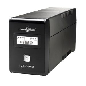 PowerShield Defender 650VA / 390W Line Interactive UPS with AVR-0