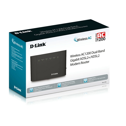 D-Link DSL-3785 Wi-Fi 5 LEEE 802.11AC ADSL2+, VDSL2 Wireless Router USB VPN Supported-11574