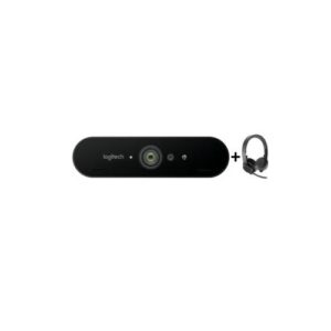Logitech Brio 4K UHD Webcam With Zone Wireless Headset-0