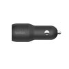 Belkin CCB001BTBK Boost Charge Dual USB-A Car Charger 24W Black-11308