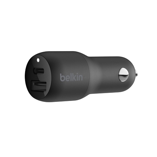 Belkin Boost Up CCA003BT04BK 20W USB-C PD Car Charger 1.2M Cable Black-11371