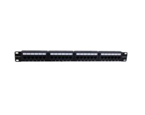 MSS Copper 24 Port Loaded Cat6 Unshielded PCB Patch Panel-0