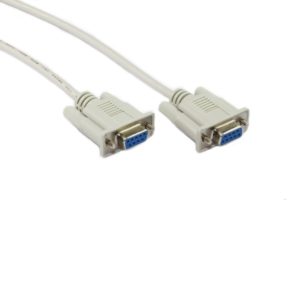 15M DB9F/DB9F Null Modem Cable-0
