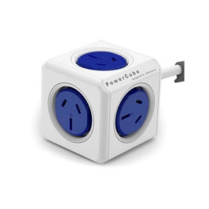 Powercube Extended 5 Outlets With 3M Lead Blue-0