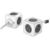 Powercube Extended 5 Outlets Docking Mount With 1.5M Lead Grey-11693