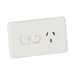 Wall AC Power Outlet Plus 10A 250V With Extra Switch-0