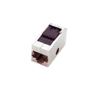 Coupler CAT6A Shielded Keystone White